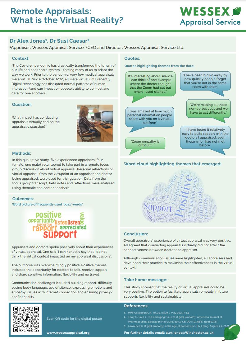 Alex Remote Appraisals Poster